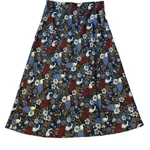 Floral A-Line Skirt - Multicolor